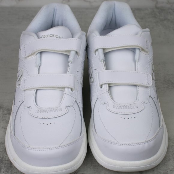 New Balance Men's 577 V1 Hook and Loop Walking Shoe 10 White - Picture 1 of 5
